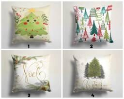 xmas Pine Tree Cushion Cover/Red Green New Year Christmas Cap/New Home Textile/Noel Gift Pillow Cap/Christmas Decoration