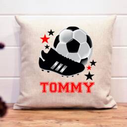 Personalized Football Cushion Sports Bedroom Decor Birthday Christmas Gift - thumbnail 2