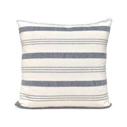 Kufri Lima Stripe Pillows in Natural, Black/White/Grey Pillow Cover, Decorative Throw Pillowcase, Farmhouse Cushion Designer - thumbnail 1