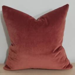 Linwood Omega Prints Olivia Cinnamon & Velvet Cushion Cover 43x43 cm - thumbnail 3
