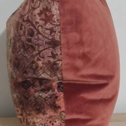 Linwood Omega Prints Olivia Cinnamon & Velvet Cushion Cover 43x43 cm - thumbnail 2