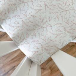 Rose Quartz Baby Crib Sheet Pink Floral Nursery Bedding - thumbnail 2