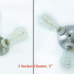 Ceiling Light, Sconce, Wall 3-4 Socket Cluster. 5 - thumbnail 3