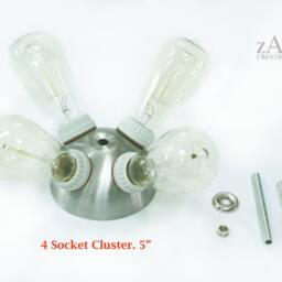 Ceiling Light, Sconce, Wall 3-4 Socket Cluster. 5 - thumbnail 2