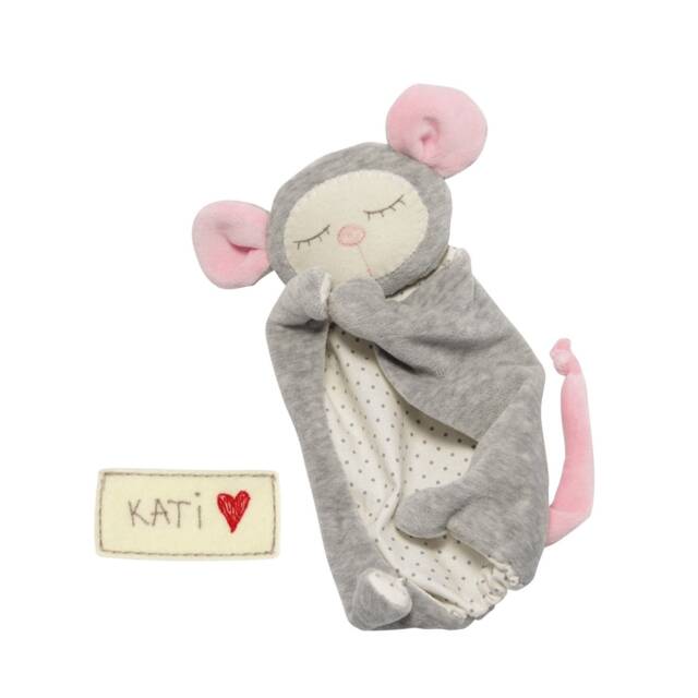 Mouse Lovey Personalized Baby Security Blanket, Sleeping Toy - image 1
