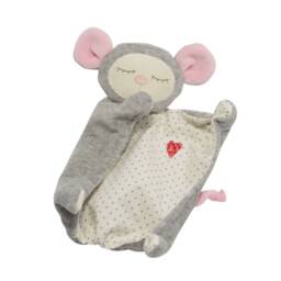 Mouse Lovey Personalized Baby Security Blanket, Sleeping Toy - thumbnail 2