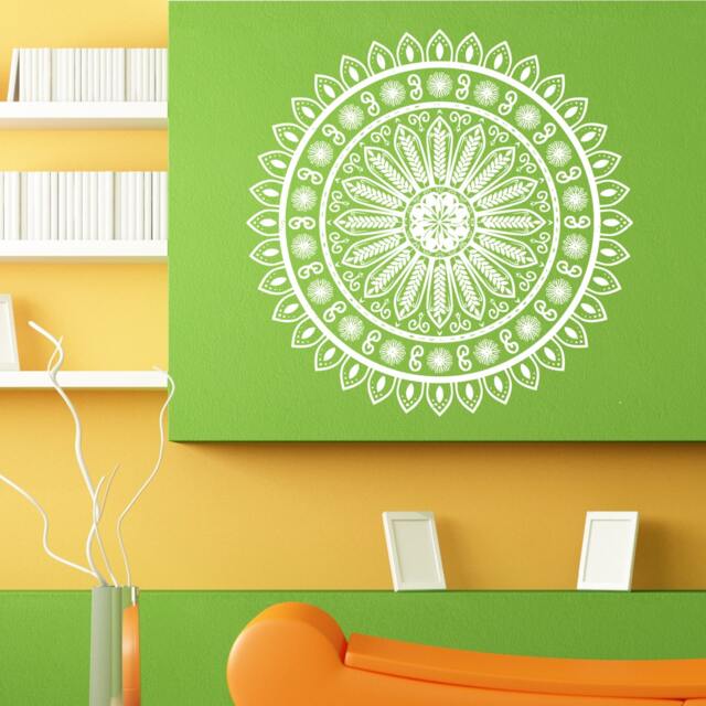 Mandala Flower Ornament Design Wall Sticker Vinyl Mural Decal Home House Apartment Art Decor Free Shipping L111 - image 1