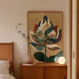 Lotus Flower Poster, Asian Botanical Wall Art, Nature Print - thumbnail 2