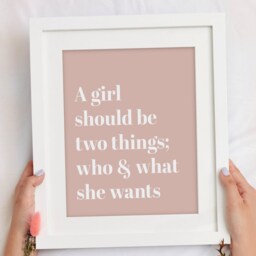 Girl Two Things Print, Teen Bedroom Wall Art - thumbnail 3