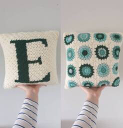 Custom - Crochet Cushion Cover Design Of Your Choice