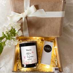 Personalised Mother Of The Groom Candle Gift Set - Wedding Thank You For Mum Family Appreciation Keepsake Present - thumbnail 4