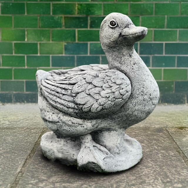 Outdoor Stone Duck Sculpture Concrete Farm Statue Cement Goose Ornament Garden Bird Figurine Handmade Decor Yard Art Gift - image 1