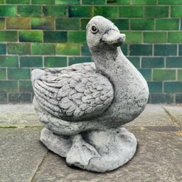 Outdoor Stone Duck Sculpture Concrete Farm Statue Cement Goose Ornament Garden Bird Figurine Handmade Decor Yard Art Gift - thumbnail 4