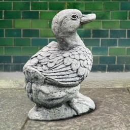 Outdoor Stone Duck Sculpture Concrete Farm Statue Cement Goose Ornament Garden Bird Figurine Handmade Decor Yard Art Gift - thumbnail 3