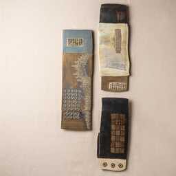 Ceramic Mosaic Wall Art Set Of 3 - Made To Order Fragmentation No. 1 - thumbnail 1