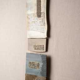 Ceramic Mosaic Wall Art Set Of 3 - Made To Order Fragmentation No. 1 - thumbnail 3