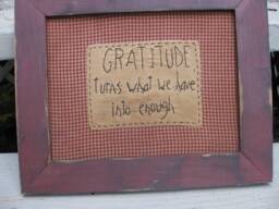 Primitive Framed Stitchery - thumbnail 1