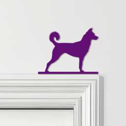 Door Topper Canaan Dog Various Colours Top Of Decorative Sign - Sign, Novelty Wall Decor, Frame Art, Art - thumbnail 4