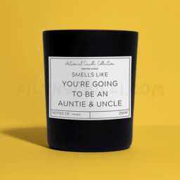 You're Going To Be An Auntie & Uncle, Pregnancy Announcement Ideas, Candle, Birthday Gift For Sister, Brother, ??? - thumbnail 3