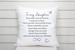 Personalised Mum Mummy Daughter Cushion/Grandma Nana Great Keepsake Gift Christmas Birthday For Her Home Decor - thumbnail 1