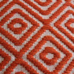 Handmade Jacquard Round Floor Pillow Cover Cotton Meditation Cushion - thumbnail 3