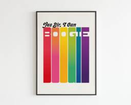 Yes Sir, I Can Boogie - Lyrics Music A3 A4 A5 Wall Art Poster Print Gift - thumbnail 1