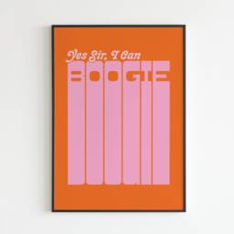 Yes Sir, I Can Boogie - Lyrics Music A3 A4 A5 Wall Art Poster Print Gift - thumbnail 2