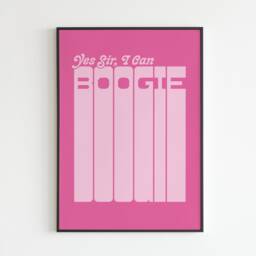 Yes Sir, I Can Boogie - Lyrics Music A3 A4 A5 Wall Art Poster Print Gift - thumbnail 3