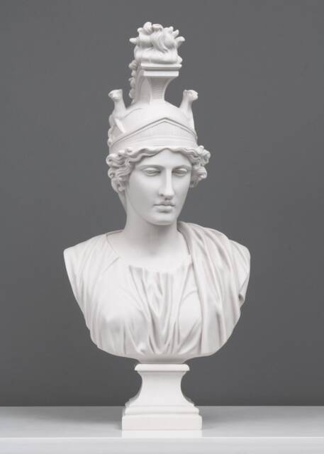 Roma Bust Sculpture - Goddess Of Rome Female Roman Statue Woman Art Made in Europe 44 cm/17.3 Inches Home Decor The Ancient - image 1