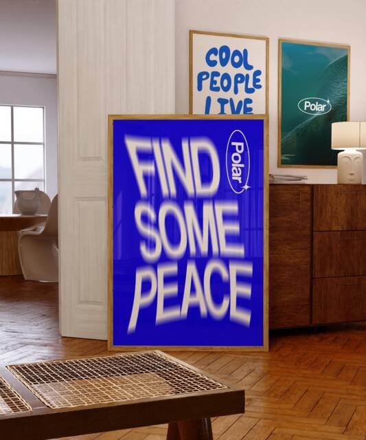 Find Some Peace Print Quirky Bedroom Wall Art - image 1