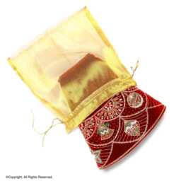Red Velvet Christmas Tree Skirt 60 - thumbnail 4