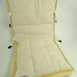 Genuine Medical Sheepskin Office Chair Cushion & Armrest Set - thumbnail 4