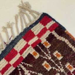 Handmade Wool Moroccan Rug Colorful Berber Shag Rug - thumbnail 4
