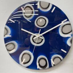 50cm Modern Abstract Large Round Unusual Resin Clocks, Wall Art Clock, Kitchen Home Decor - thumbnail 2
