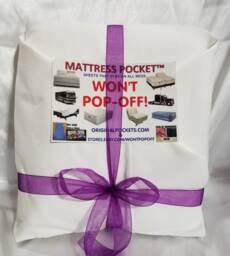Won't Pop Off Cotton Or Bamboo Blend Bed Sheets Standard Split King, Cal King Queen Full Twin Deep Pocket Pillow Top. Pockets