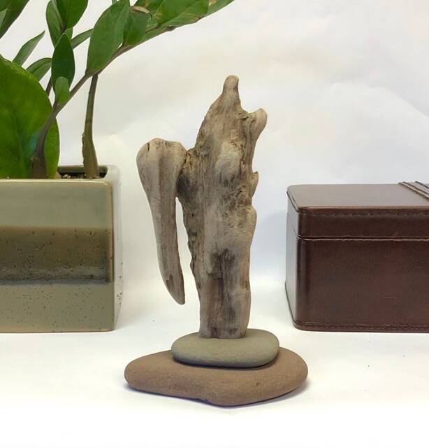 "Driftwood Sculpture ""One-Armed Robot" - image 1