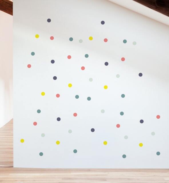 Party Circles - Collection Of 51 Wall Sticker Decal - Pattern, Art, Girls Room, Boys Nursery Decal, Kids Room Patterns