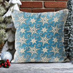 Cute Snowman Decoration/Christmas Tree & Snowflake Pillow Cover/Snowman Cushion Cover/Gift For Family/Christmas Gift, Sofa Cushions - thumbnail 3