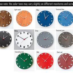 Volleyball Wood Wall Clock Handmade Sports Decor - thumbnail 4
