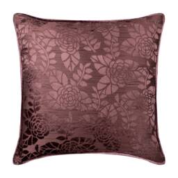 "Designer Plum Purple Euro Size Pillow Cover 24""x24""/26""x26" - thumbnail 1