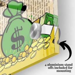 Scrooge Mcduck Acrylic Wall Art - Alec Monopoly Inspired - thumbnail 2