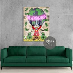 Scrooge Mcduck Acrylic Wall Art - Alec Monopoly Inspired - thumbnail 3