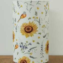 Tube Lamp With Sunflower & Bird Motif, Country House Decoration, Southern Proven??al Style - thumbnail 4