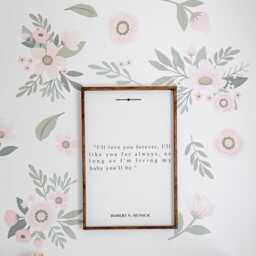 Forever Floral Wall Decals New- Baby Girls Decor - Room Pastels Nursery Cute Fashion Pink - thumbnail 3