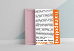 Choose Life Trainspotting Quote Large Canvas Art Print Gift A0 A1 A2 A3 A4 - thumbnail 1
