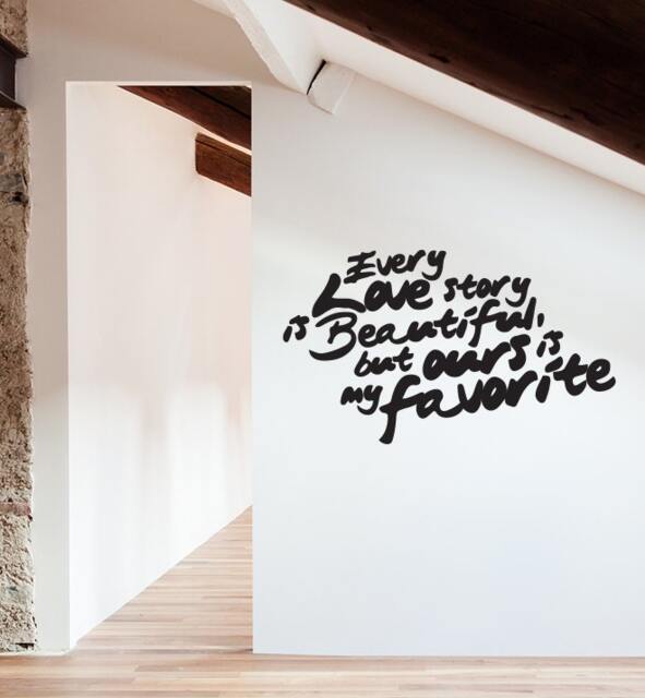 Our Story Wall Sticker Decal - Quotes, Decals, Words, Inspiration, Decor, Family