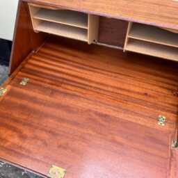 Vintage Mid-Century Walnut Bureau Desk - thumbnail 4