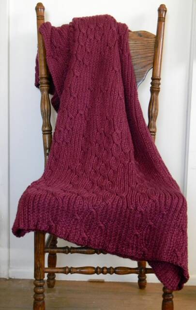 Burgundy Bubbles Blanket - image 1