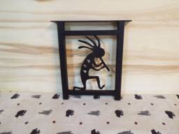 Awesome Laser Cut Steel Coffee Table Legs With Kokopelli Flute Player Indian Symbol. Small Size