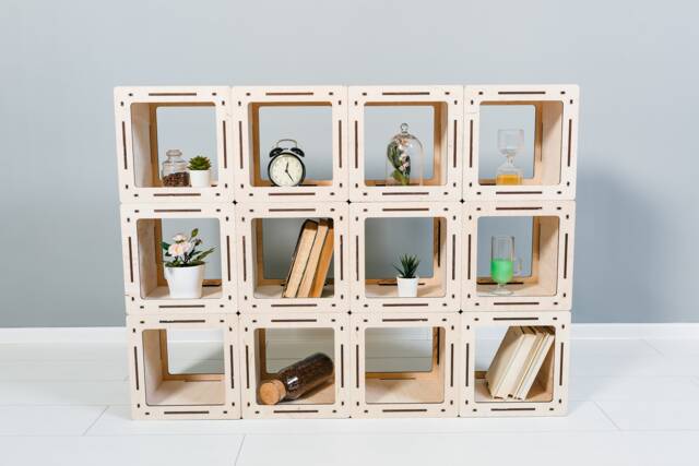 Handmade Bookcase, Reclaimed Wood Wooden Bookcase With Cabinet, Freestanding Bookshelf, Rustic Bookshelf - image 1
